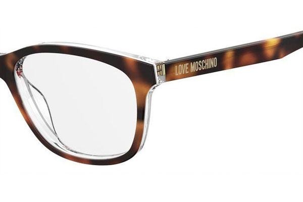 Okulary korekcyjne Love Moschino MOL507 VH8 Prostokątne Havana