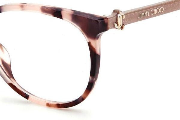 Okulary korekcyjne Jimmy Choo JC309 0T4 Kocie oczy Havana