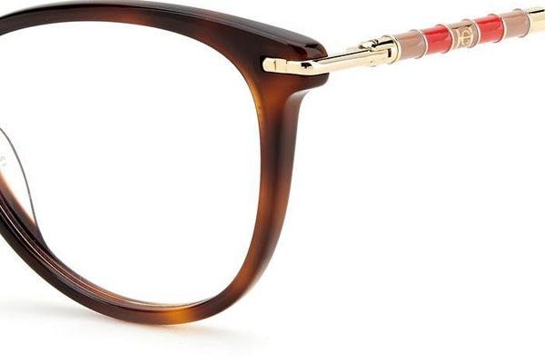 Okulary korekcyjne Carolina Herrera CH0043 05L Kocie oczy Havana