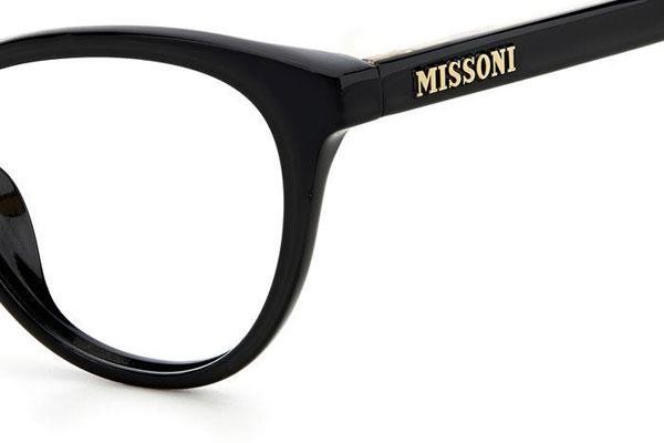 Okulary korekcyjne Missoni MIS0031 807 Kocie oczy Czarne