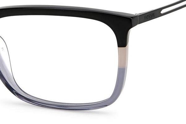 Okulary korekcyjne Fossil FOS7128 08A Prostokątne Czarne