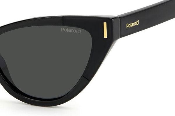 Okulary przeciwsłoneczne Polaroid PLD6174/S 807/M9 Polarized Kocie oczy Czarne