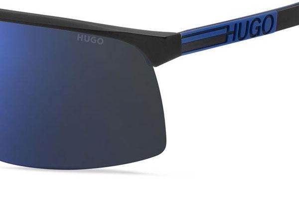 Okulary przeciwsłoneczne HUGO HG1187/S FRE/XT Prostokątne Szare