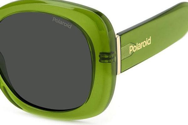 Okulary przeciwsłoneczne Polaroid PLD6190/S 1ED/M9 Polarized Kwadratowe Zielone