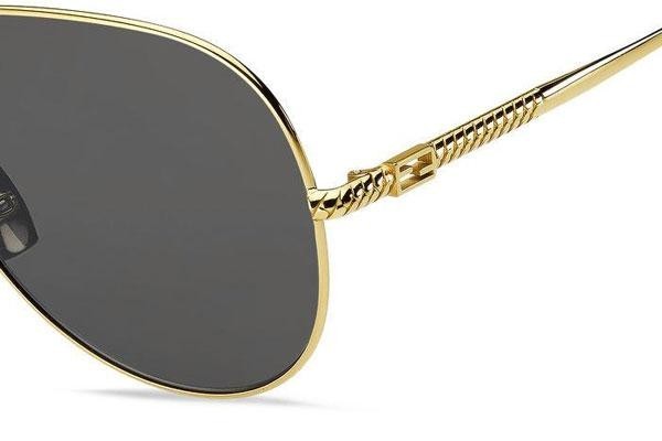 Okulary przeciwsłoneczne Fendi FF0437/S 001/IR Polarized Pilotki (Aviator) Złote