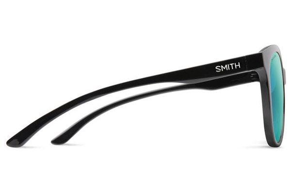 Okulary przeciwsłoneczne Smith BAYSIDE 807/QG Polarized Okrągłe Czarne