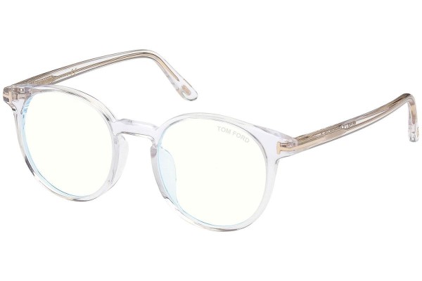 Okulary korekcyjne Tom Ford FT5796-K-B 026 Okrągłe Przezroczyste