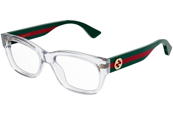 Okulary korekcyjne Gucci GG0278O 016 Prostokątne Przezroczyste