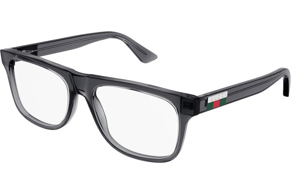 Okulary korekcyjne Gucci GG1117O 003 Kwadratowe Szare