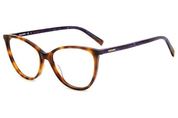 Okulary korekcyjne Missoni MIS0136 05L Kocie oczy Havana