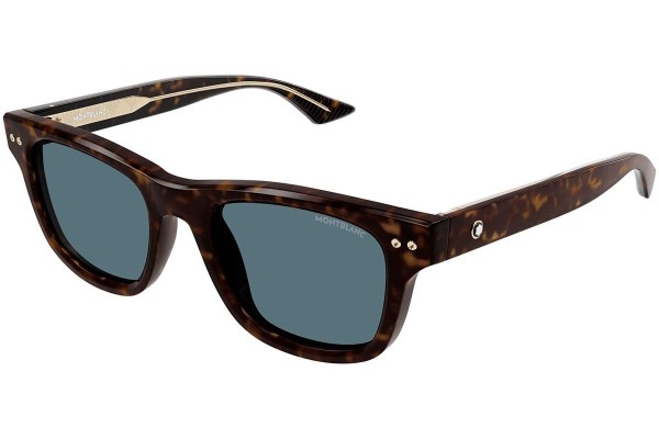 Okulary przeciwsłoneczne Mont Blanc MB0254S 002 Okrągłe Havana