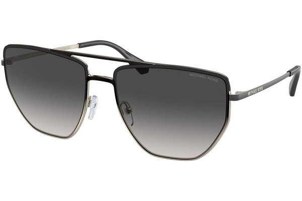 Okulary przeciwsłoneczne Michael Kors Paros MK1126 10018G Pilotki (Aviator) Czarne