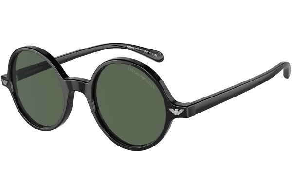 Okulary przeciwsłoneczne Emporio Armani EA 501M 501771 Okrągłe Czarne