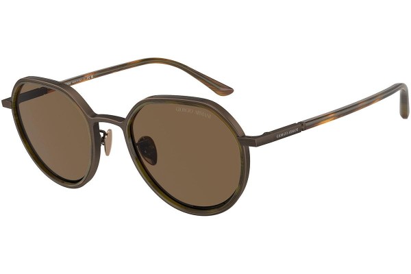 Okulary przeciwsłoneczne Giorgio Armani AR6144 326073 Nieregularny Brązowe