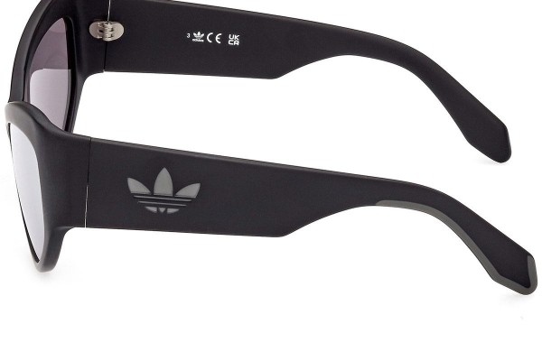 Okulary przeciwsłoneczne Adidas Originals OR0089 02C Kocie oczy Czarne