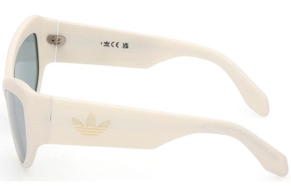 Okulary przeciwsłoneczne Adidas Originals OR0089 21X Kocie oczy Białe