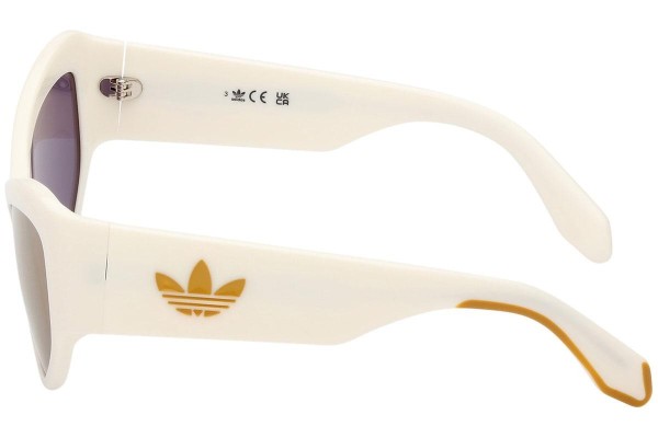 Okulary przeciwsłoneczne Adidas Originals OR0089 21G Kocie oczy Białe