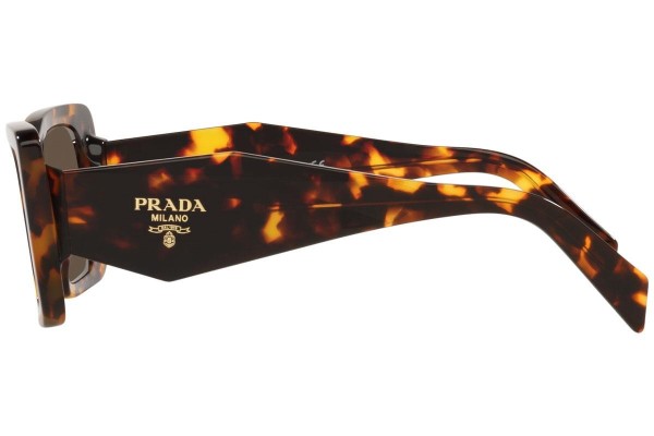 Okulary przeciwsłoneczne Prada PR08YS 01V8C1 Kocie oczy Havana