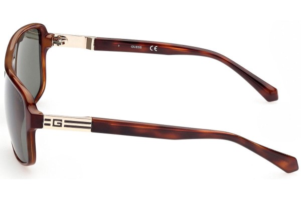 Okulary przeciwsłoneczne Guess GU00038 53N Prostokątne Havana