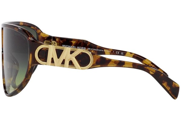 Okulary przeciwsłoneczne Michael Kors Empire Shield MK2194 30060N Flat Top Havana