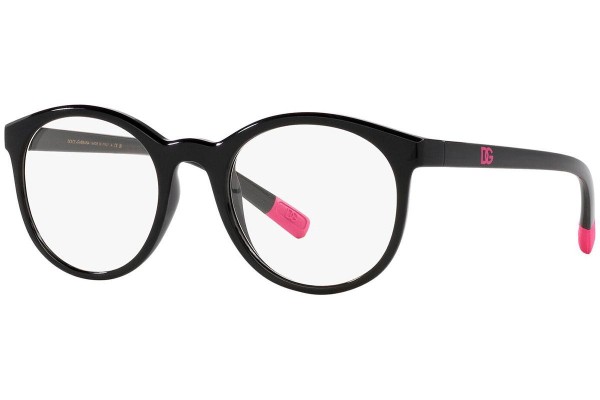 Okulary korekcyjne Dolce & Gabbana DX5095 501 Okrągłe Czarne