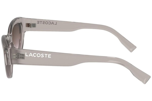 Okulary przeciwsłoneczne Lacoste L6013S 272 Kocie oczy Beżowe