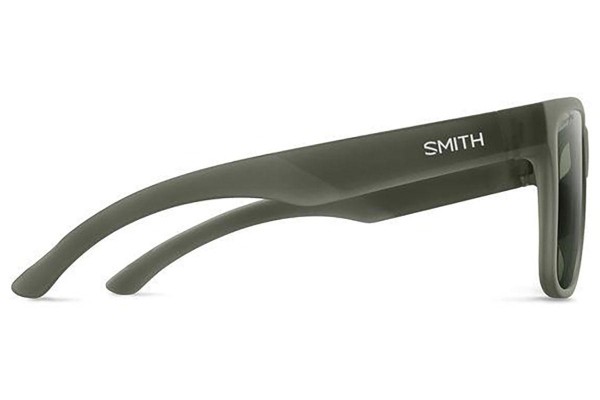 Okulary przeciwsłoneczne Smith LOWDOWNXL2 B59/L7 Polarized Kwadratowe Zielone