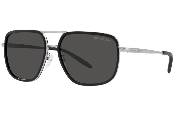 Okulary przeciwsłoneczne Michael Kors Del Ray MK1110 120687 Pilotki (Aviator) Czarne