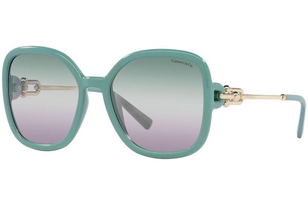 Okulary przeciwsłoneczne Tiffany & Co. TF4202U 8379EL Oversize Zielone