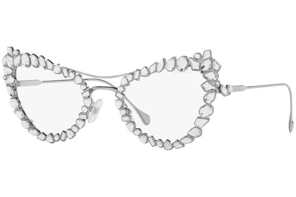 Okulary przeciwsłoneczne Swarovski SK7011 4001SB Nieregularny Srebrne