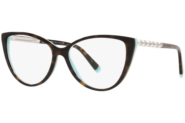 Okulary korekcyjne Tiffany & Co. TF2214B 8134 Kocie oczy Havana