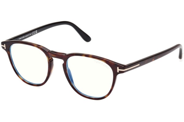 Okulary korekcyjne Tom Ford FT5899-B 052 Kwadratowe Havana