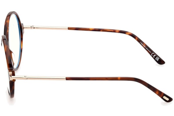 Okulary korekcyjne Tom Ford FT5914-B 052 Okrągłe Havana