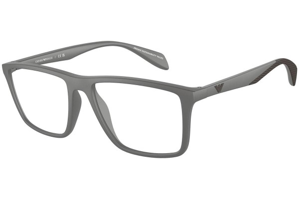 Okulary korekcyjne Emporio Armani EA3230 5126 Prostokątne Szare