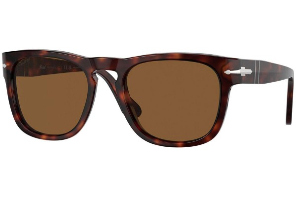 Okulary przeciwsłoneczne Persol PO3333S 24/57 Polarized Kwadratowe Havana