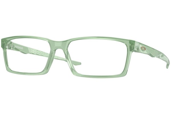 Okulary korekcyjne Oakley Overhead OX8060 806005 Prostokątne Zielone