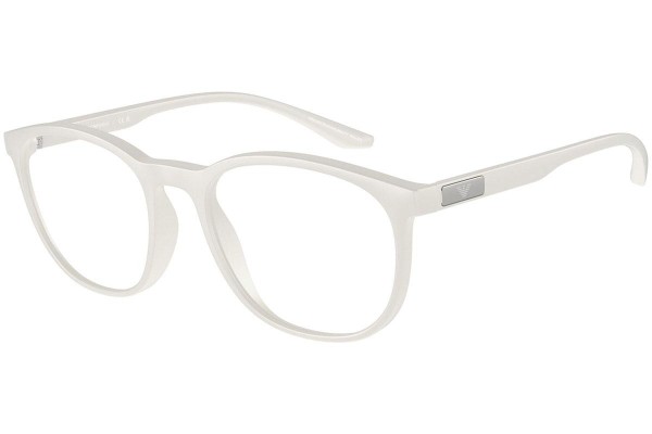 Okulary korekcyjne Emporio Armani EA3229 5344 Okrągłe Białe