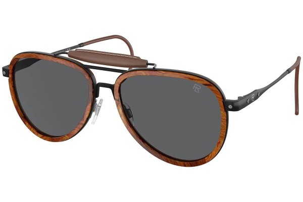 Okulary przeciwsłoneczne Ralph Lauren The Roadster RL7080Q 9304B1 Pilotki (Aviator) Brązowe