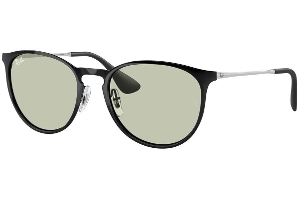 Okulary przeciwsłoneczne Ray-Ban Erika Metal RB3539 9268/2 Okrągłe Czarne