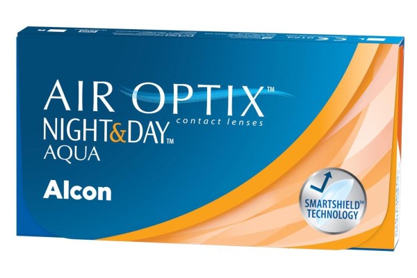 Miesięczne Air Optix Night and Day Aqua (6 soczewek)