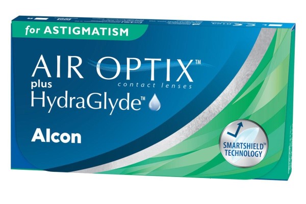 Miesięczne Air Optix plus HydraGlyde for Astigmatism (3 soczewki)