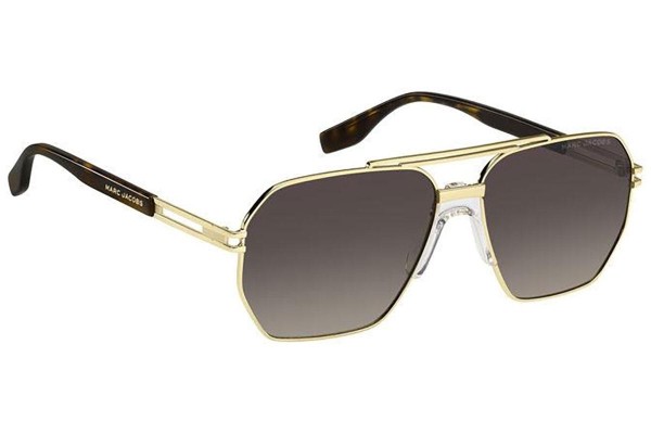 Okulary przeciwsłoneczne Marc Jacobs MARC748/S 06J/HA Kwadratowe Złote