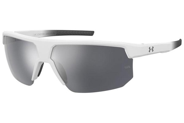 Okulary przeciwsłoneczne Under Armour UADRIVEN/G HYM/T4 Prostokątne Białe