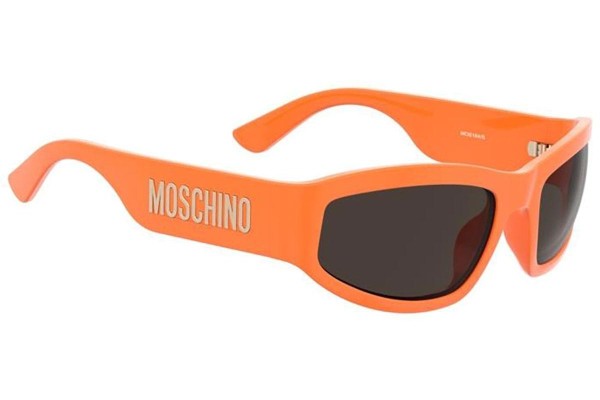 Okulary przeciwsłoneczne Moschino MOS164/S L7Q/70 Kocie oczy Pomarańczowe