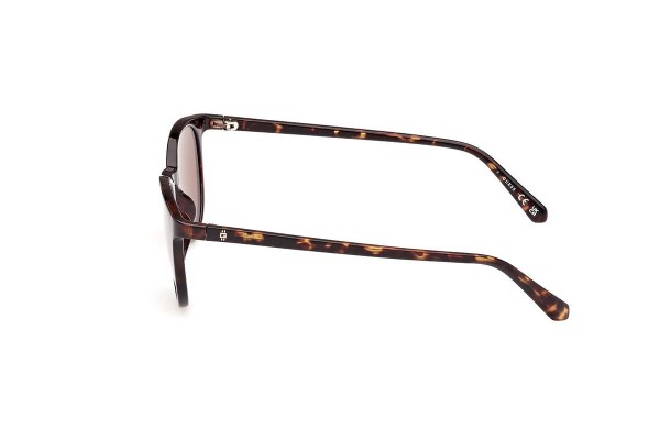 Okulary przeciwsłoneczne Guess GU00118 52E Okrągłe Havana