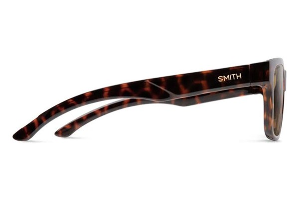 Okulary przeciwsłoneczne Smith LOWDOWNS2/S 086/L5 Polarized Prostokątne Havana