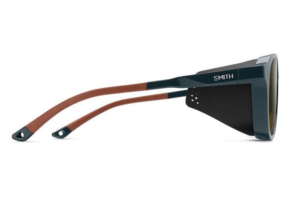 Okulary przeciwsłoneczne Smith VENTURE S9W/L5 Polarized Okrągłe Niebieskie