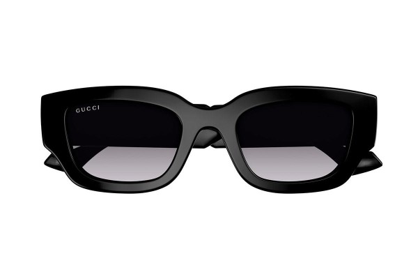 Okulary przeciwsłoneczne Gucci GG1558SK 001 Kwadratowe Czarne