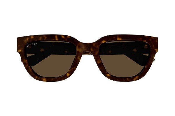 Okulary przeciwsłoneczne Gucci GG1578S 002 Kocie oczy Havana