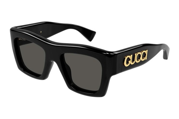 Okulary przeciwsłoneczne Gucci GG1772S 001 Prostokątne Czarne